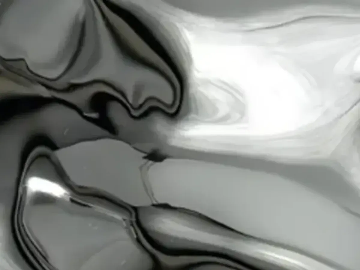 Silver water ripple stainless steel material surface
